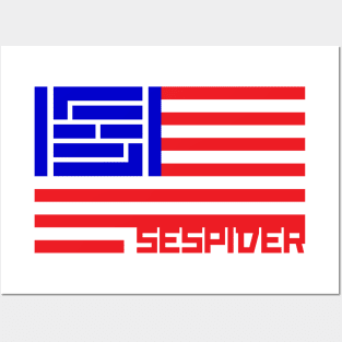 SEspider Flag [Color] Posters and Art